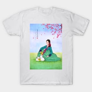 Flower Day in Hanbok T-Shirt